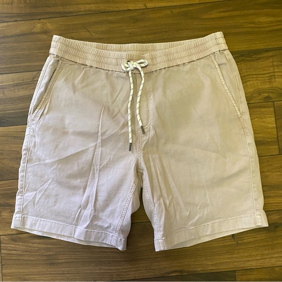 Faherty Essential Drawstring Short (7.5" Inseam) Sz L Mens Adobe Color - Picture 6 of 11